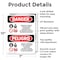 Signmission Inorganic Arsenic Cancer Hazard Bilingual Danger Sign, Aluminum, 7in W x 10in L, 2PK OS-2PACK-DS-A-710-VS-1376 - alternate 6